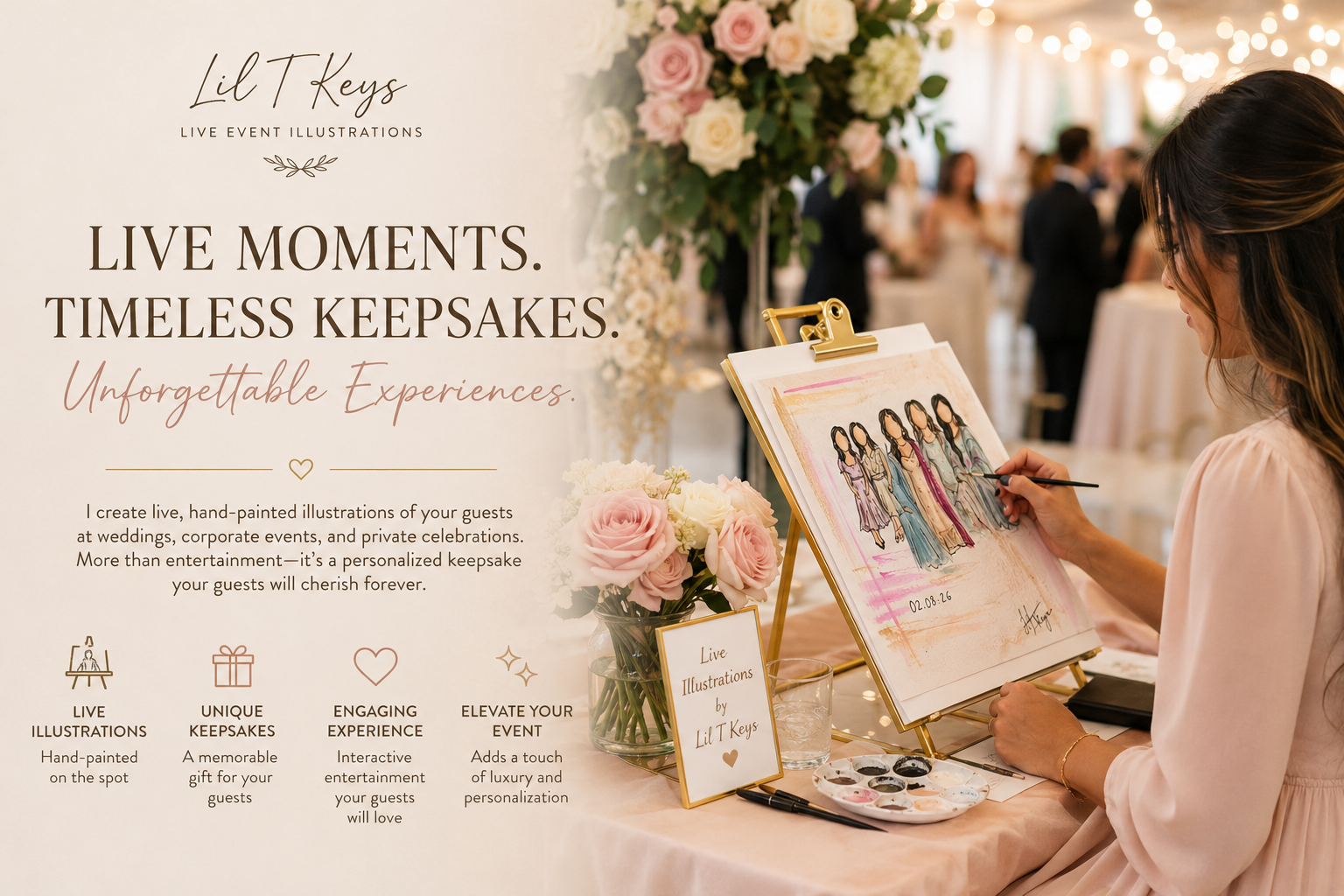 Live moments and timeless keepsakes campaign